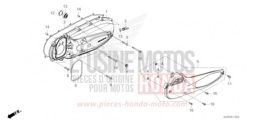 LEFT SIDE COVER SH125AD2R de 2024